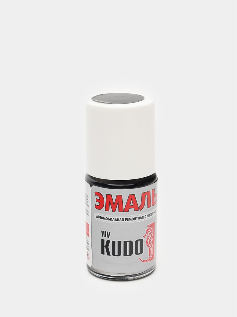 Kudo эмаль автомобильная ремонтная с кисточкой Reflex Silver,
