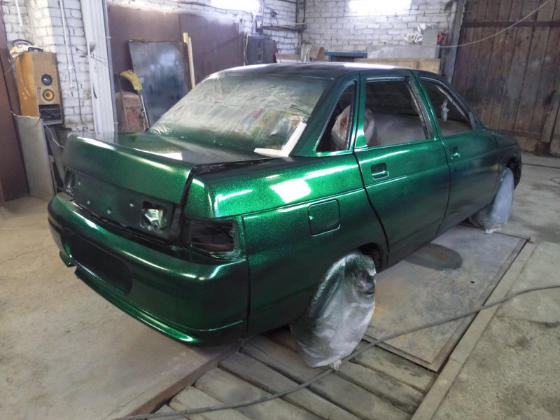 ВАЗ 2110 цвет изумруд 385
