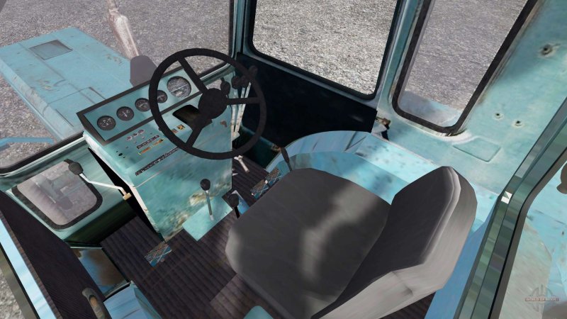 Трактор МТЗ 80 салон