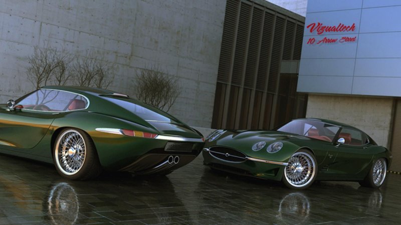 Ягуар e-Type новый