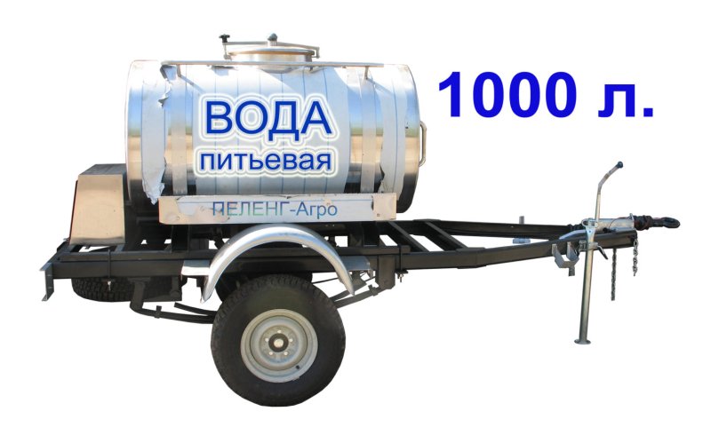Прицеп-цистерну 1000 литров для воды с ПСМ