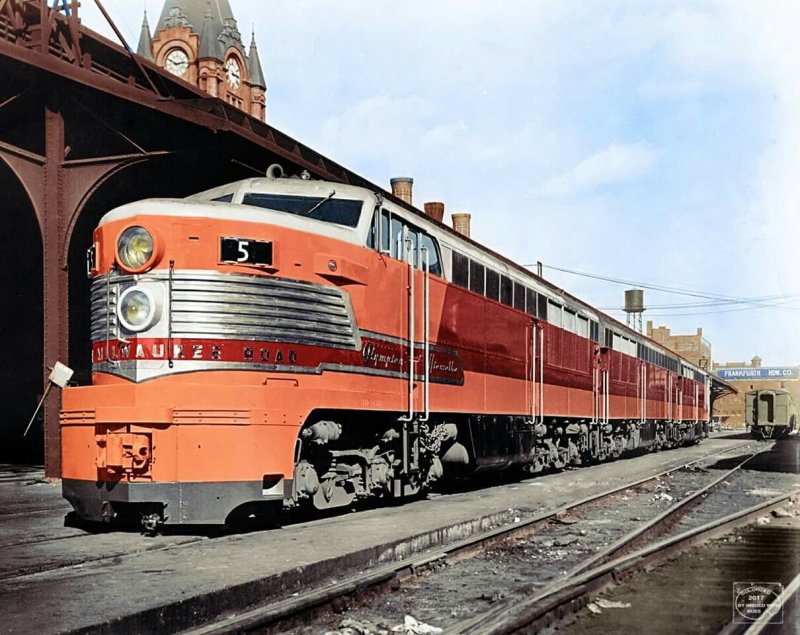 Поезд Milwaukee Road