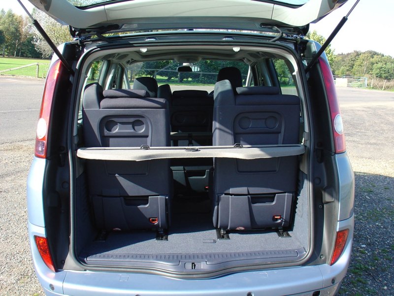 Renault Espace 2017 багажник