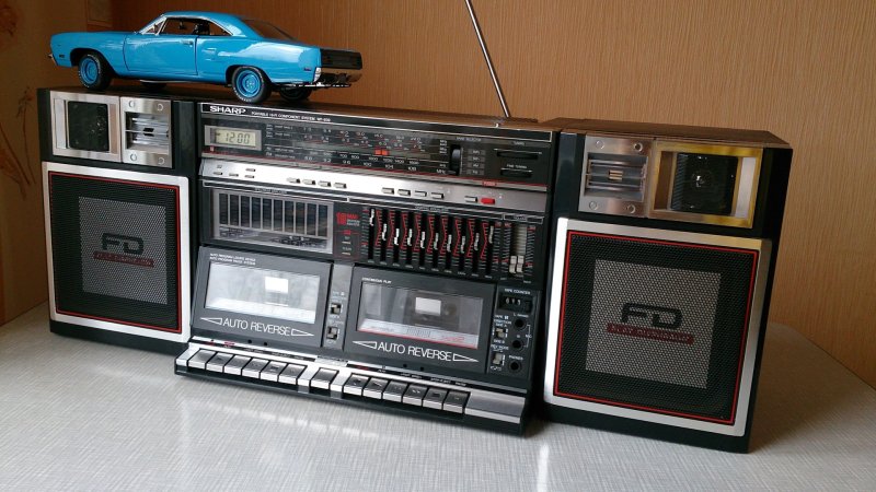 Sharp двухкассетник WF-939