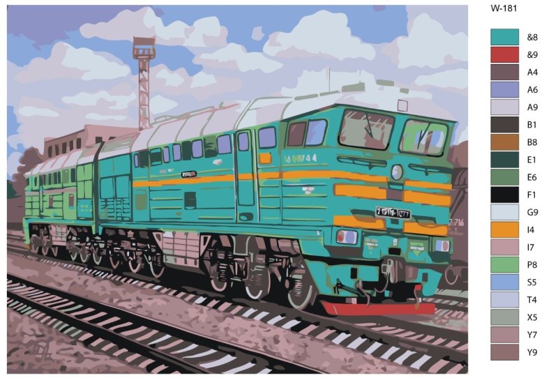 2тэ116 РЖД модель