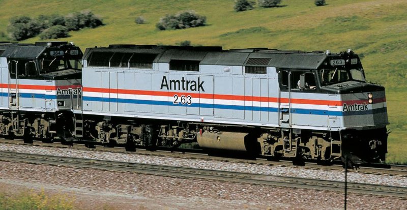 Американский Локомотив Амтрак