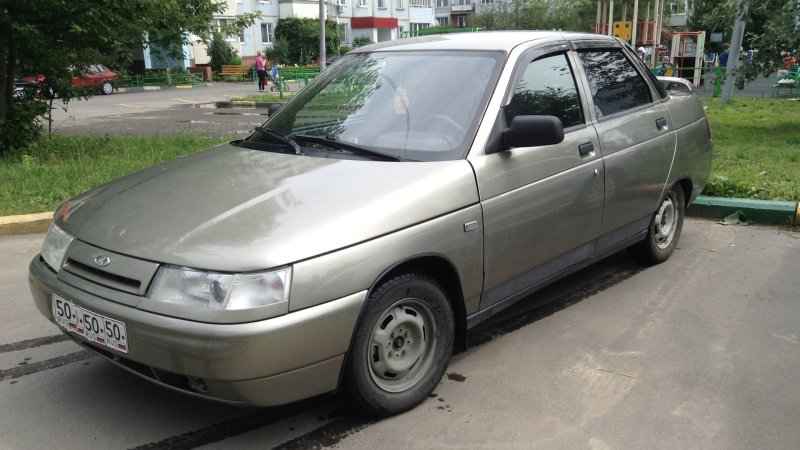 Лада 2110 серо зеленый