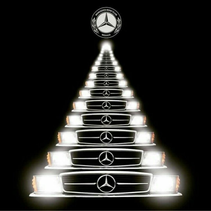 Новогодний Mercedes