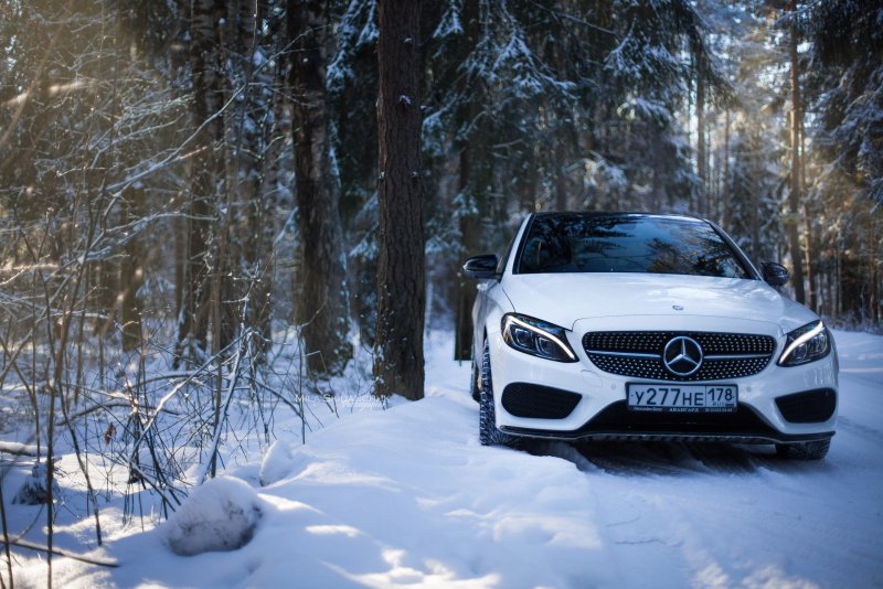 Mercedes CLS 63 AMG зима
