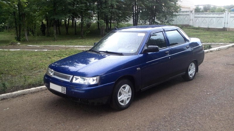 Лада 2110 темно синяя