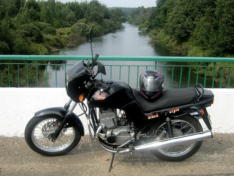 Ява мотоцикл 350 чёрный