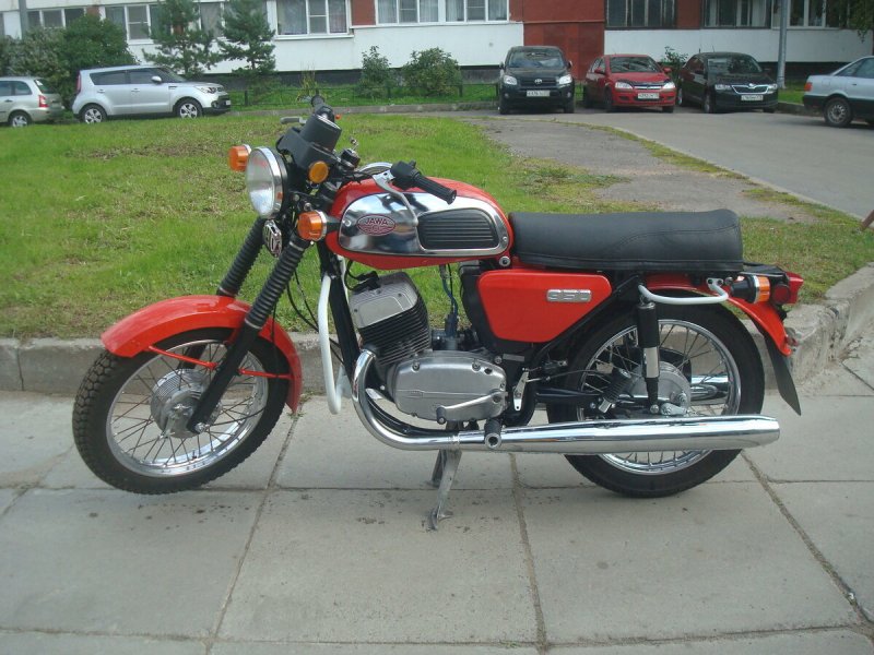 Ява 634 красная