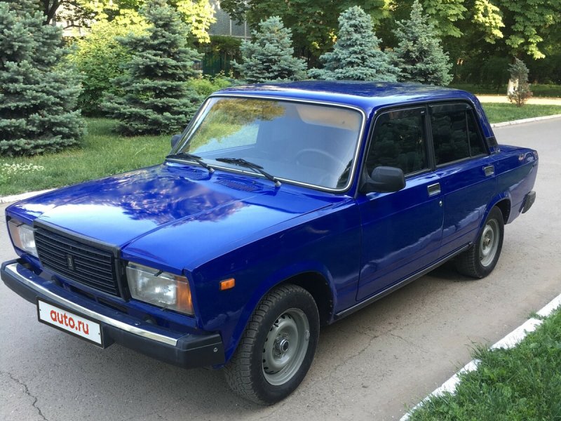 ВАЗ 2107 синяя