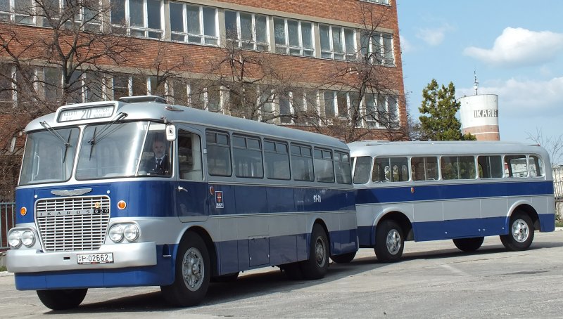 Икарус 620 с прицепом