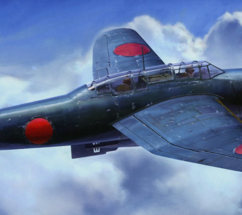 Aichi b7a Ryusei кабина