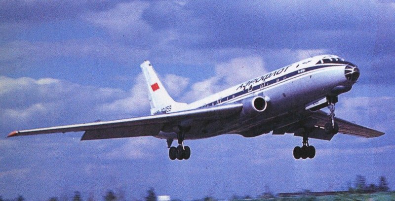 Ту-104 пассажирский самолёт СССР