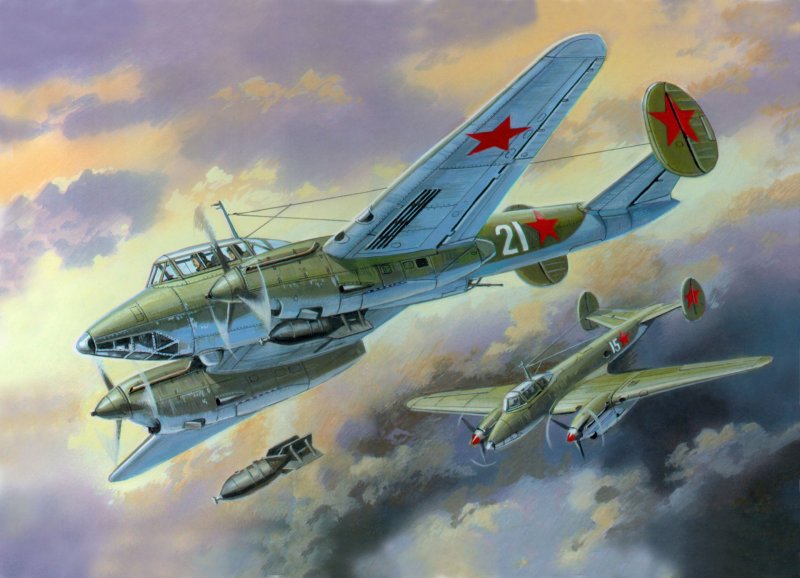 Советский бомбардировщик пе-2