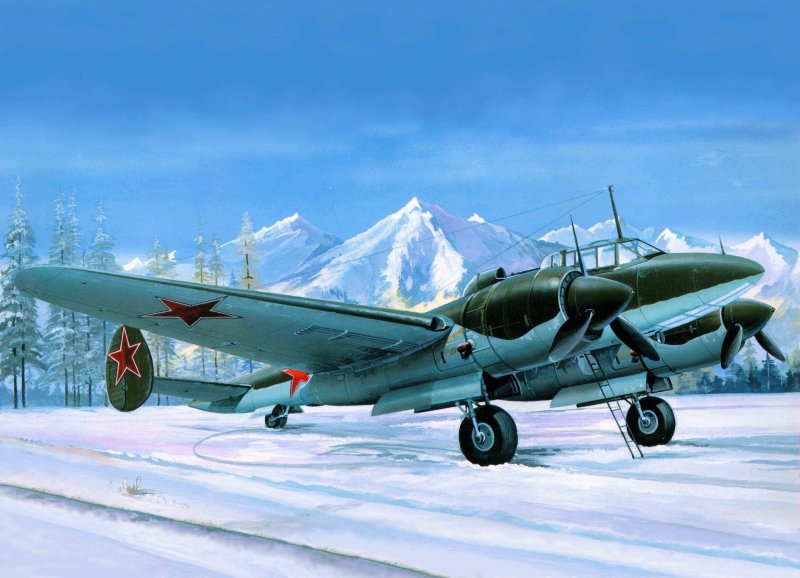 Пе-2 бомбардировщик