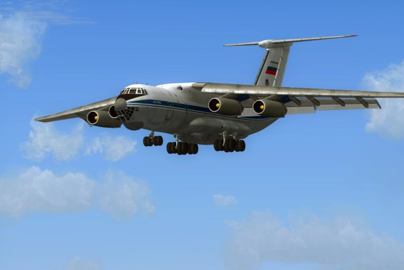Военный самолет ил 76