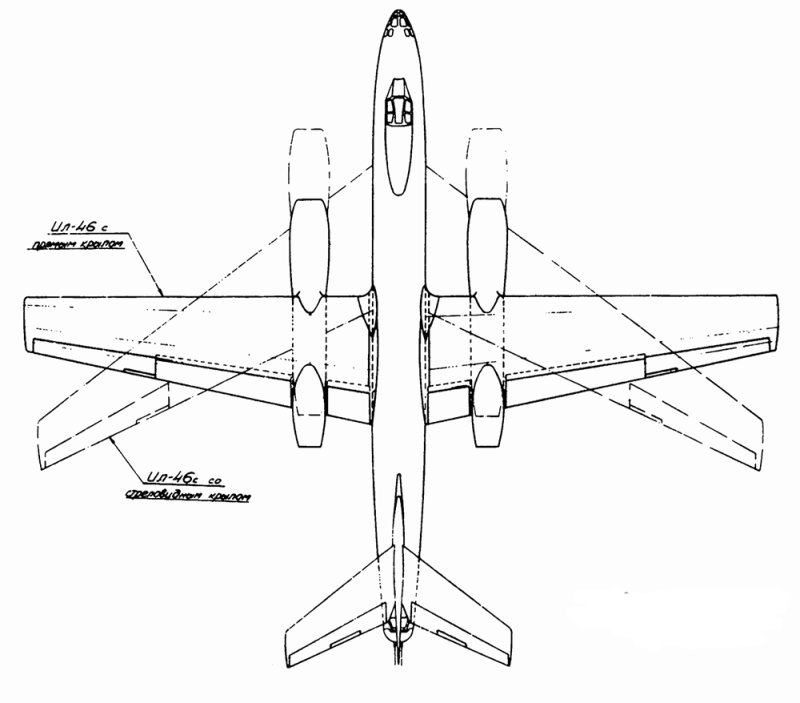 Компоновочная схема ил-28