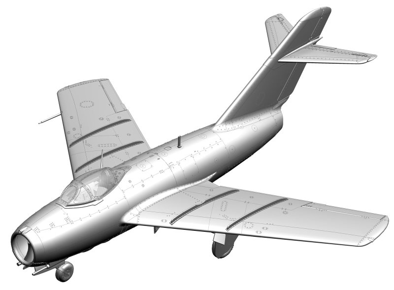 Миг-15 1/48 Bronco