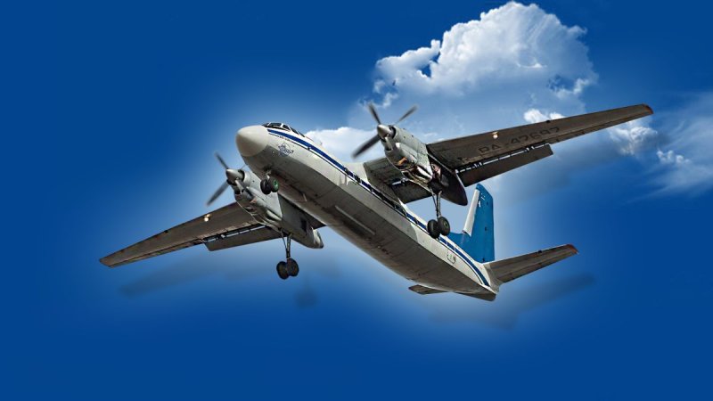 Винтовой самолет АН 24