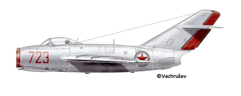 Миг-15бис в Корее