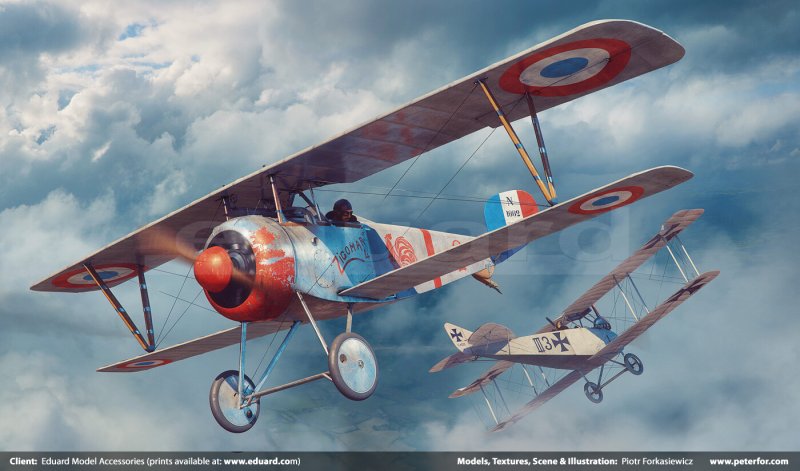 7404 Eduard 1/72 самолет Nieuport ni-17