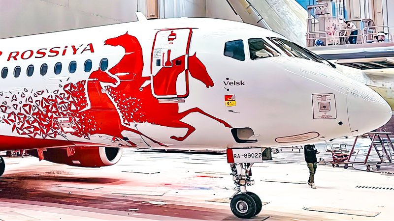 Авиакомпания Россия ливрея тройка