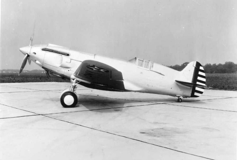 Curtiss-Wright p-37 истребитель
