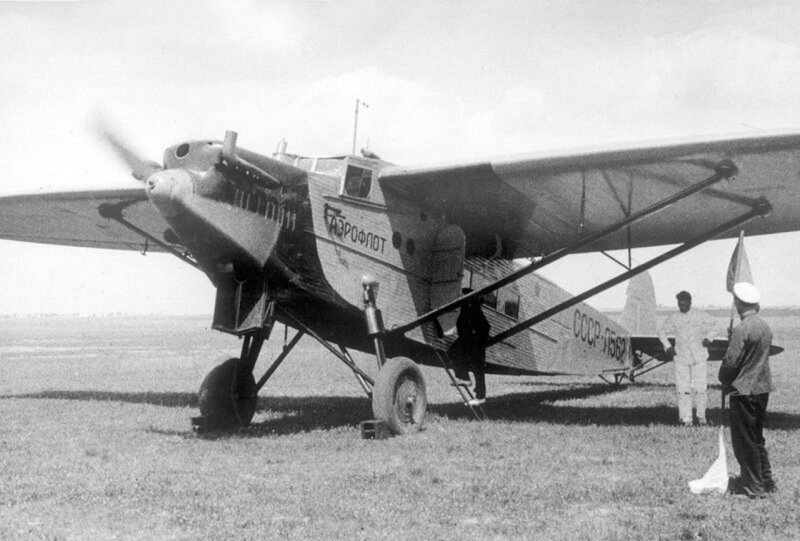 1929 - Первый полёт пассажирского к-5 к.а. Калинина
