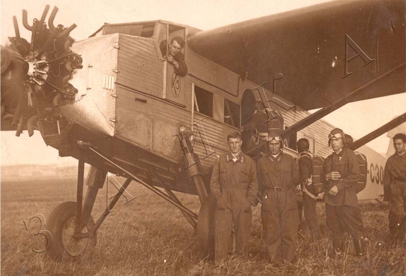 1929 - Первый полёт пассажирского к-5 к.а. Калинина