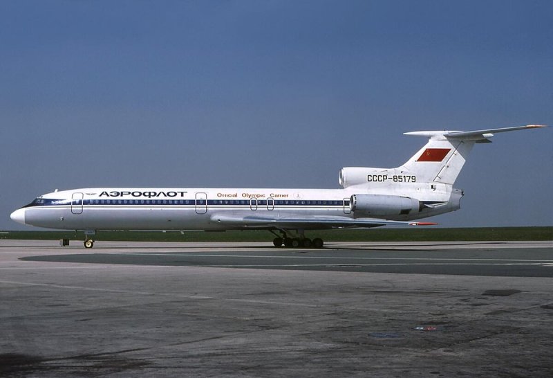 Самолет ту-154 Аэрофлот СССР