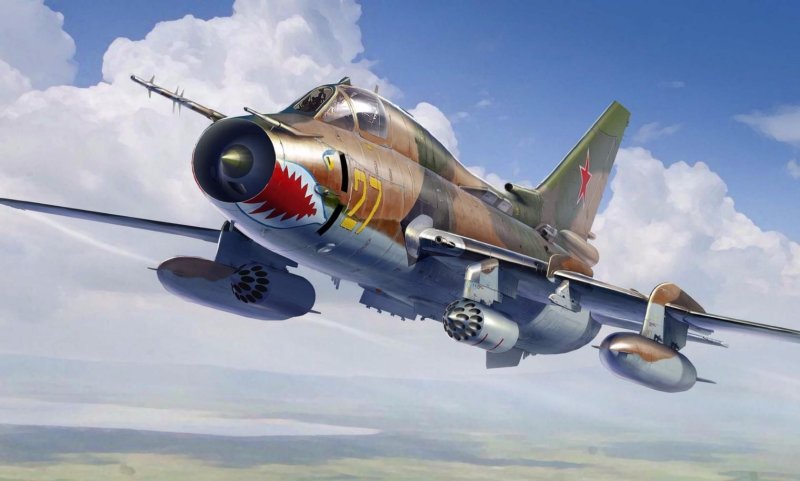 Истребитель-бомбардировщик Су-17м4