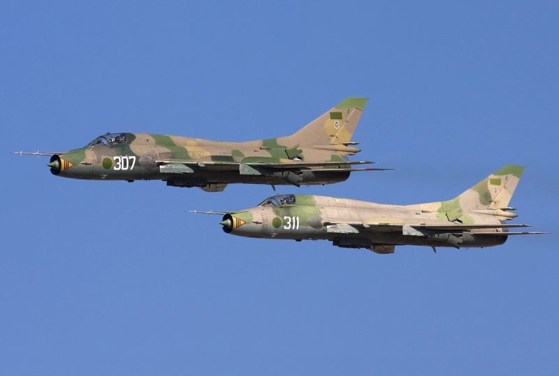 Су-17 истребитель-бомбардировщик в Афганистане