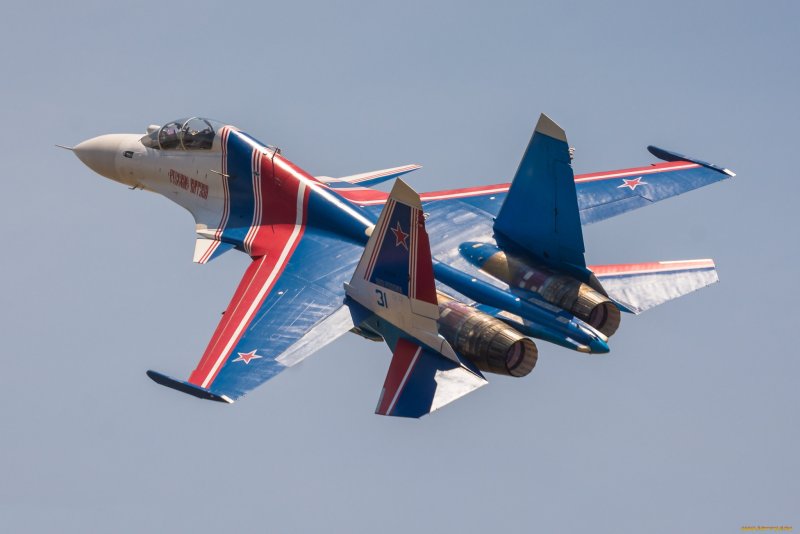 Модель Су-30см русские Витязи