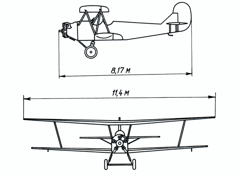 АН 2 кордовая модель