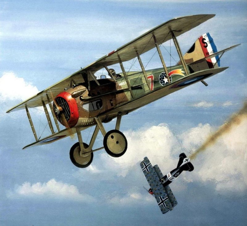 Биплан ww1