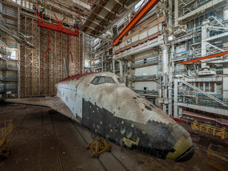 Буран космический корабль заброшенный