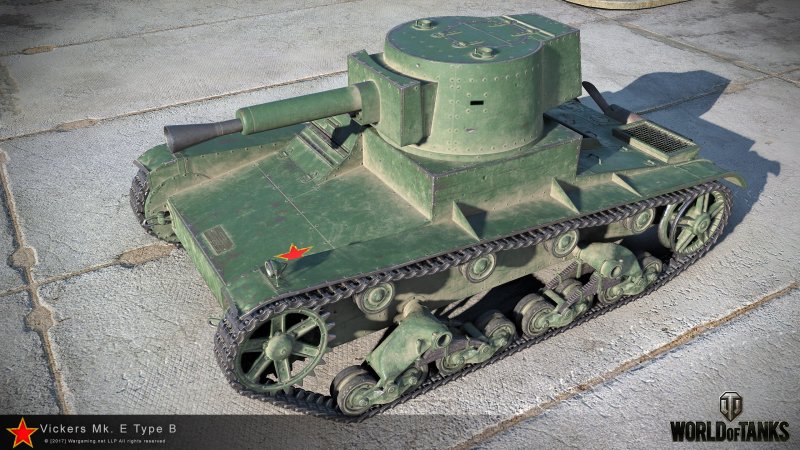 Танк Vickers MK E