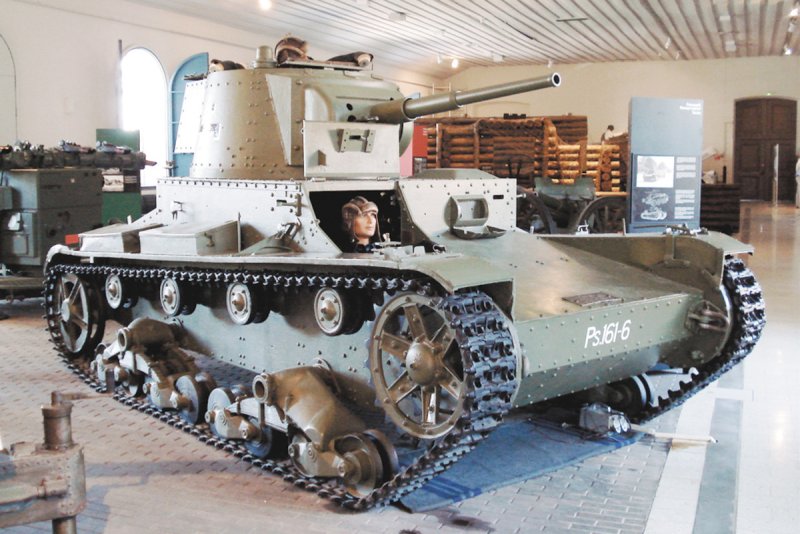 Финский танк Vickers MK E