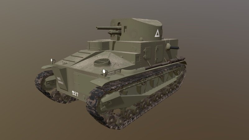 Танк Виккерс МК 1