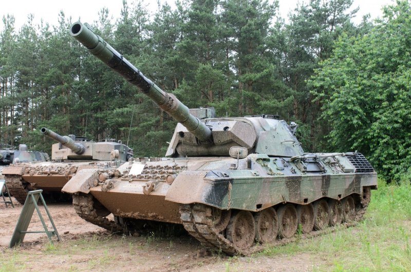 Украинский танк леопард