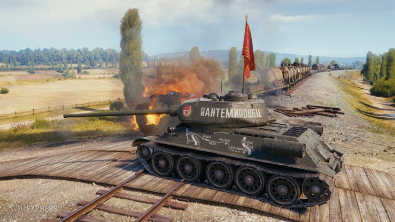 Танк т34-85 в World of Tanks