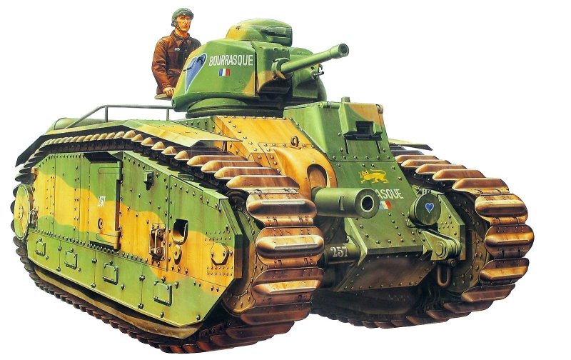 Французский танк Char b1-bis