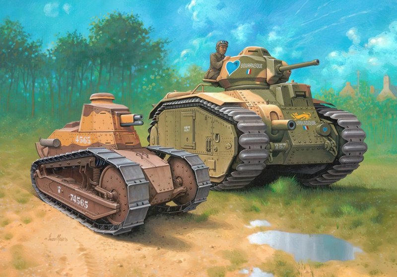 Танк Renault b1