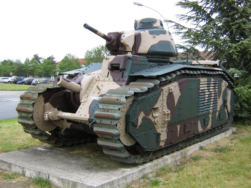 Французский танк Char b1-bis