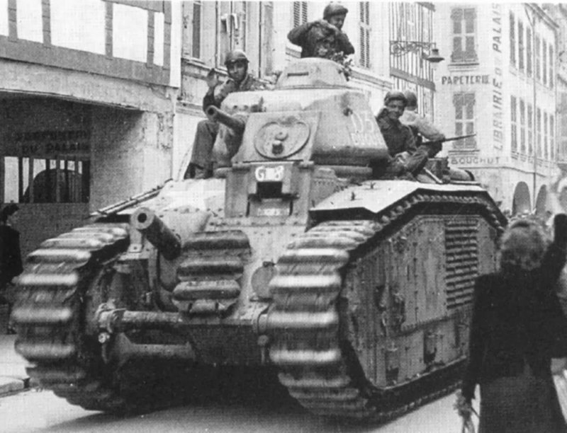 Французский танк Char b1