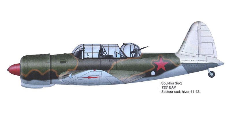 Легкий бомбардировщик Су-2