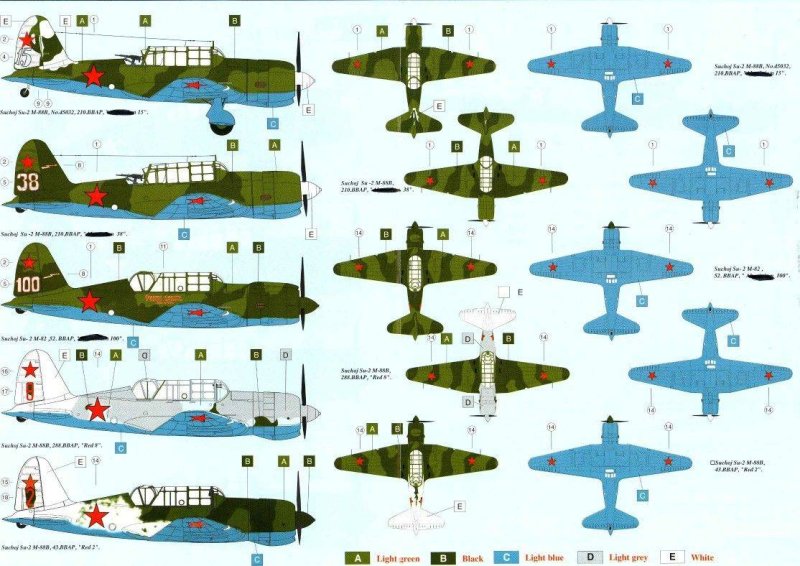 Самолет-бомбардировщик Су-2 СССР
